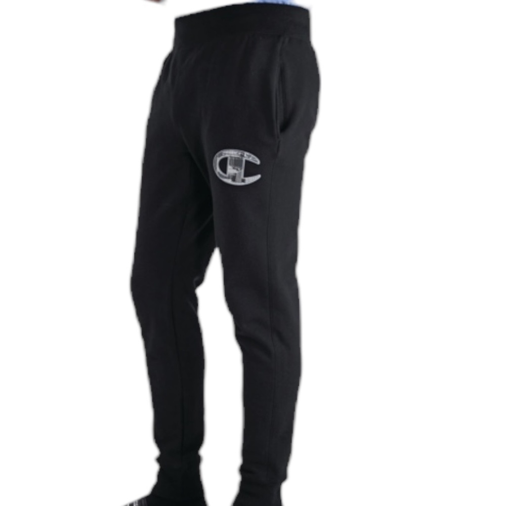 Champion Youth Logo Jogger Sweatpants – Black | Size L
